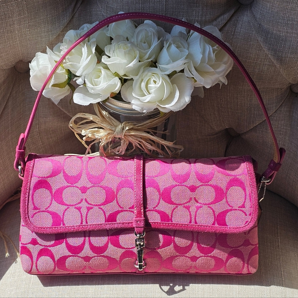 Coach Pink Shoulder Bag